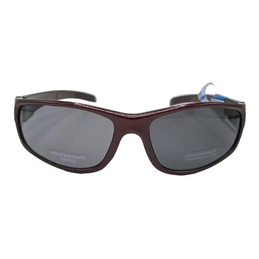 Sunglasses Classic maroon polycarbonate lenses, ultraviolet protection